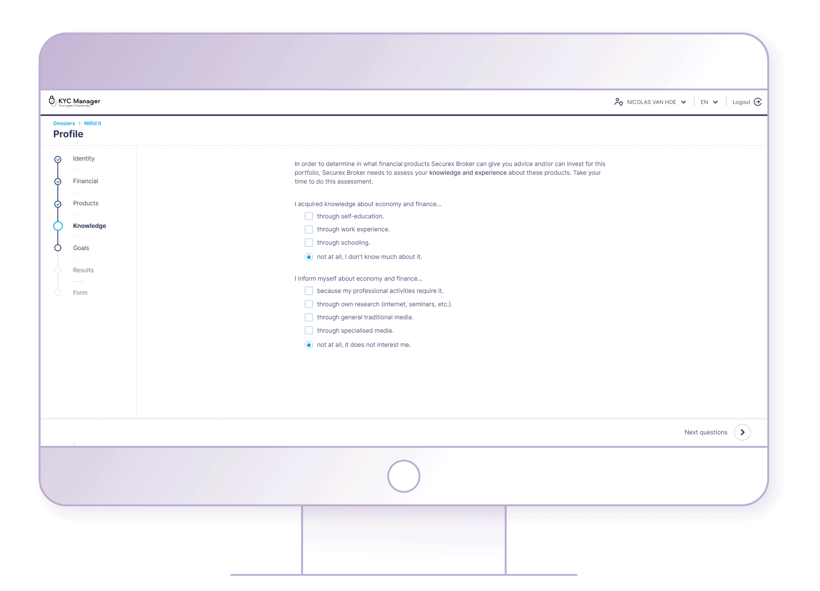 KYC Manager - Finologee