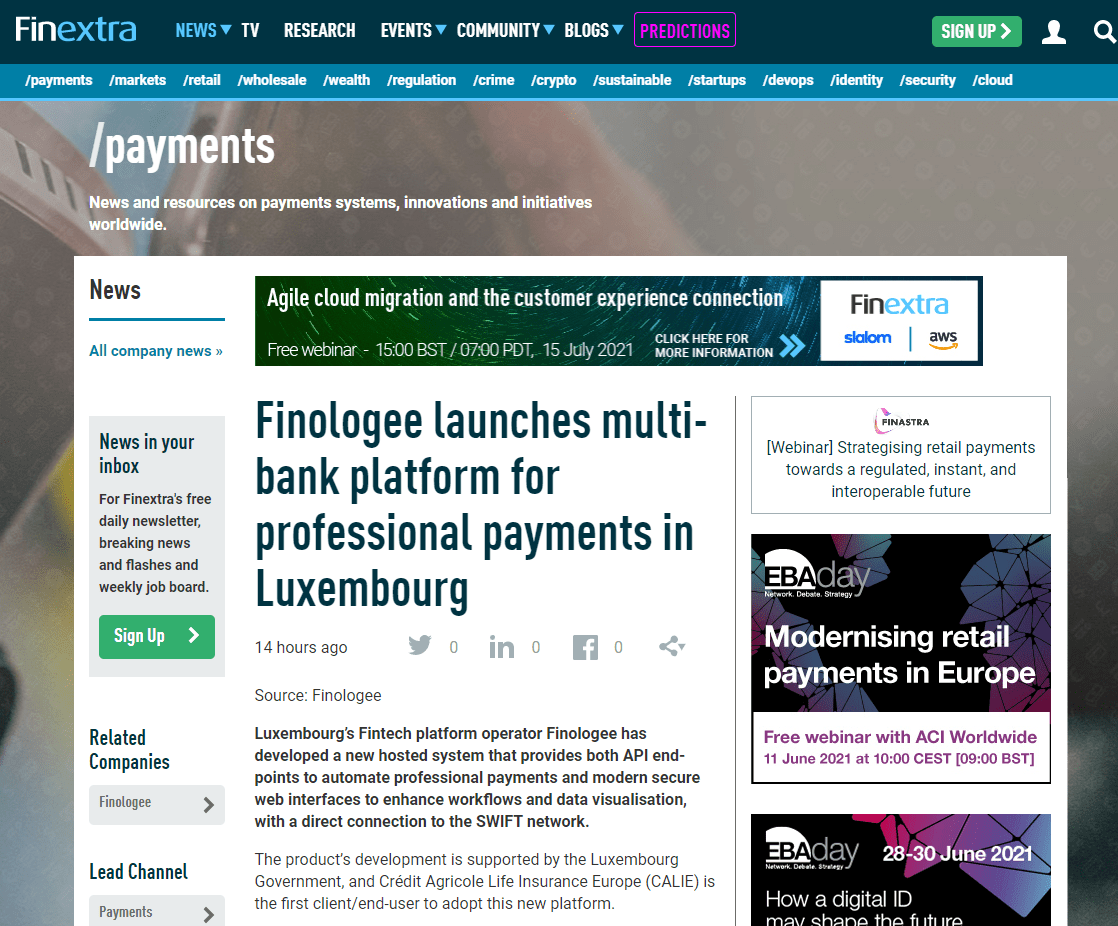 Enpay In The Press Finologee